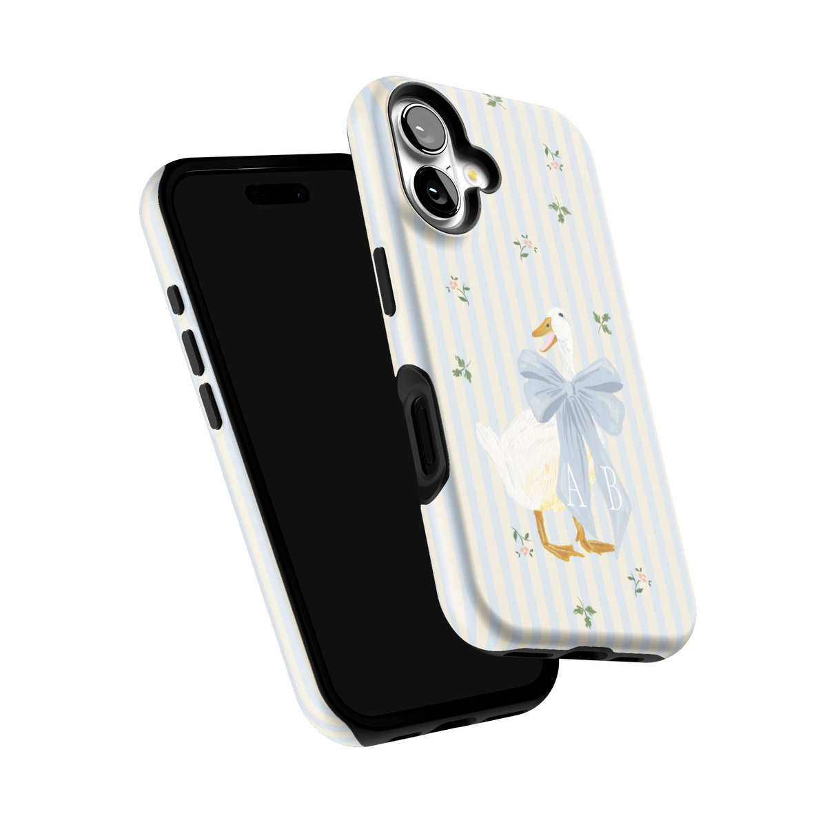 Dainty Duck Personalized iPhone Case