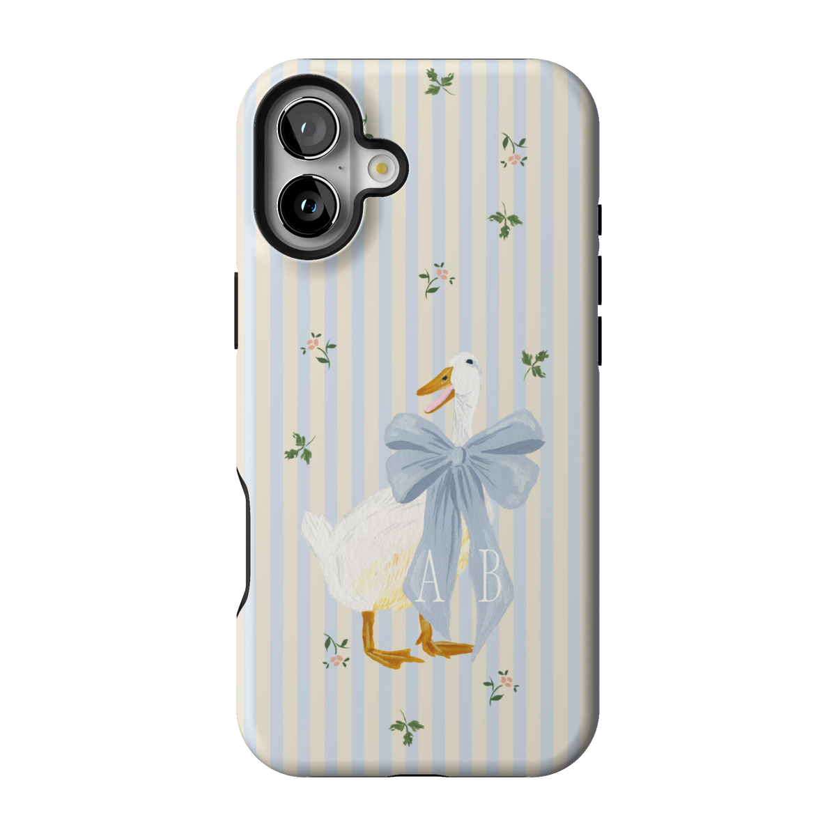 Dainty Duck Personalized iPhone Case