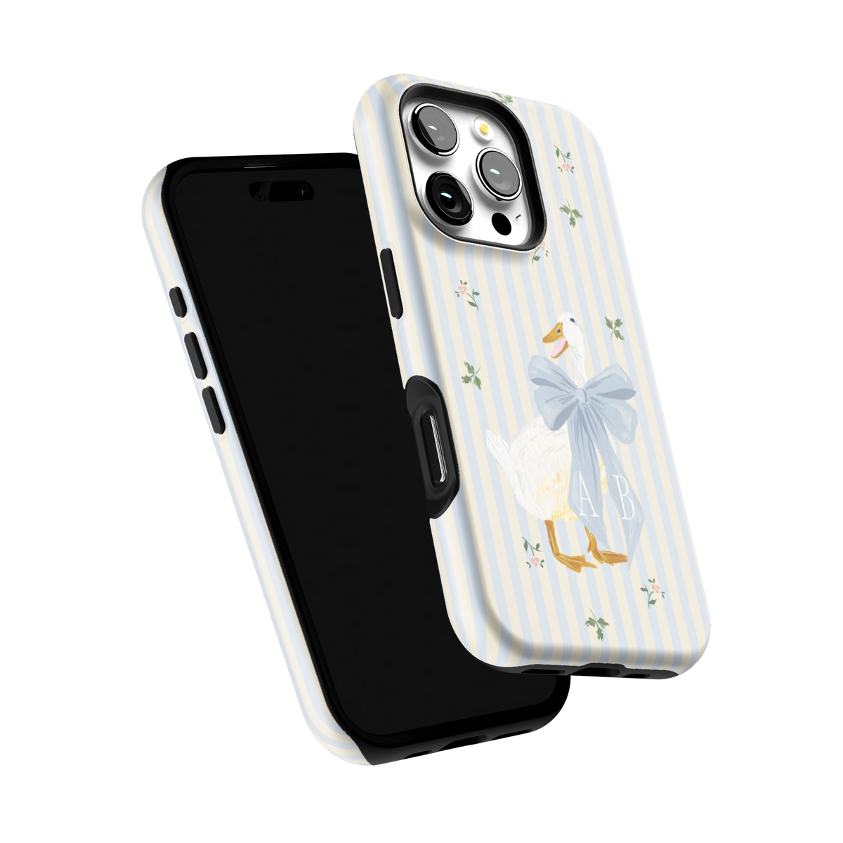 Dainty Duck Personalized iPhone Case