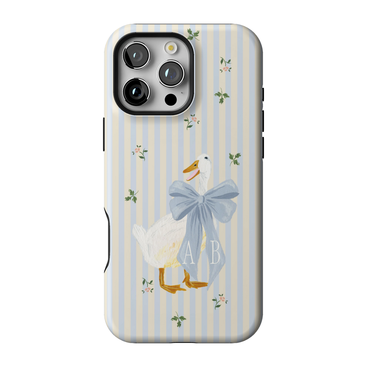 Dainty Duck Personalized iPhone Case