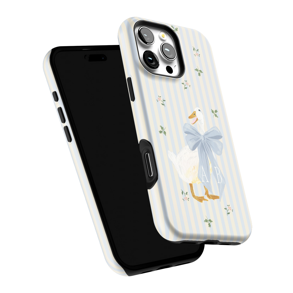 Dainty Duck Personalized iPhone Case