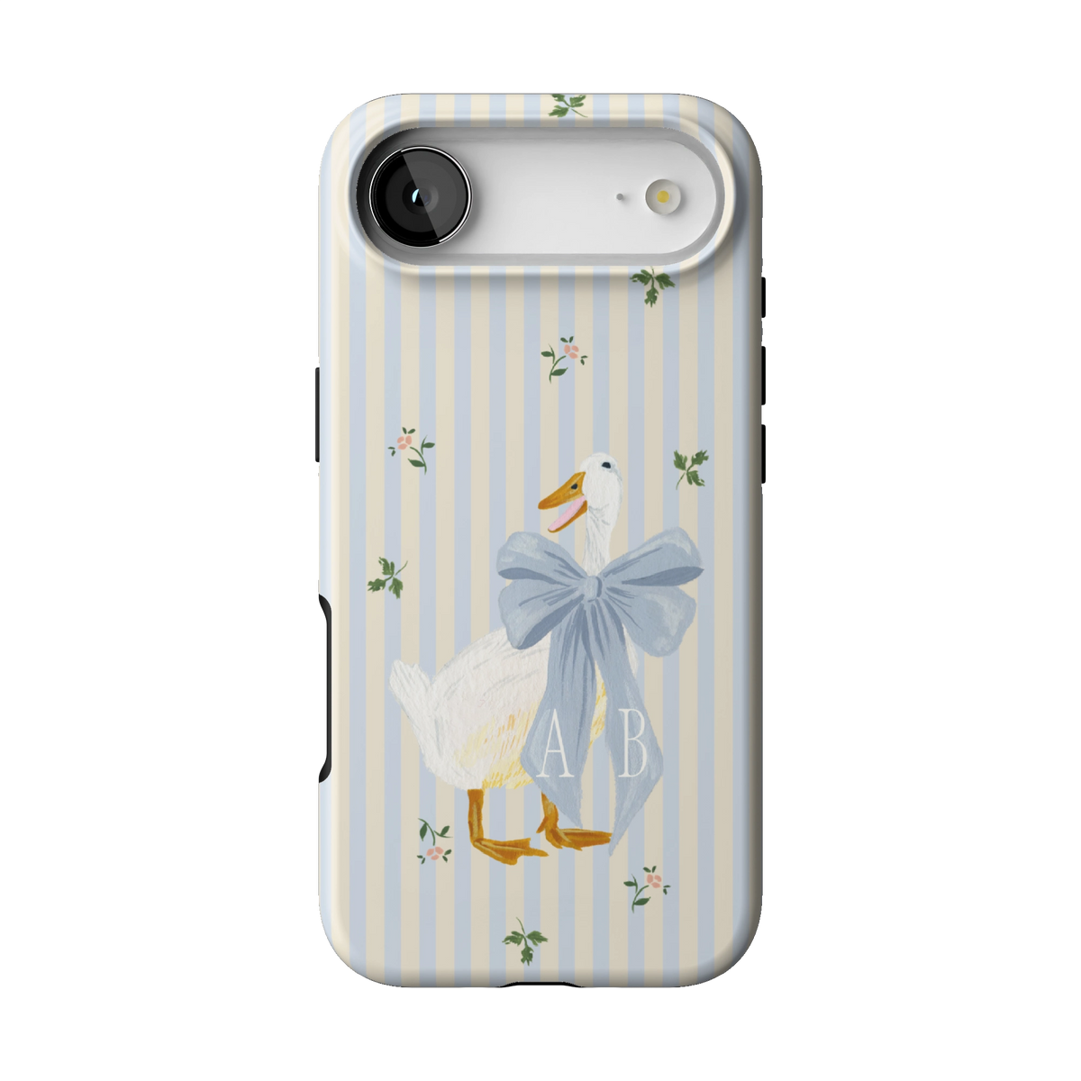 Dainty Duck Personalized iPhone Case