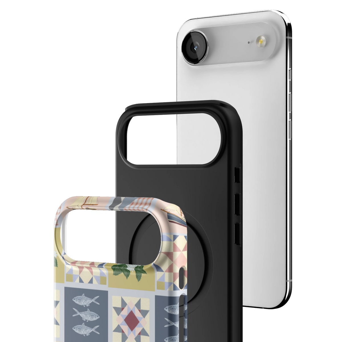 Coastal Quilt Personalized iPhone Case