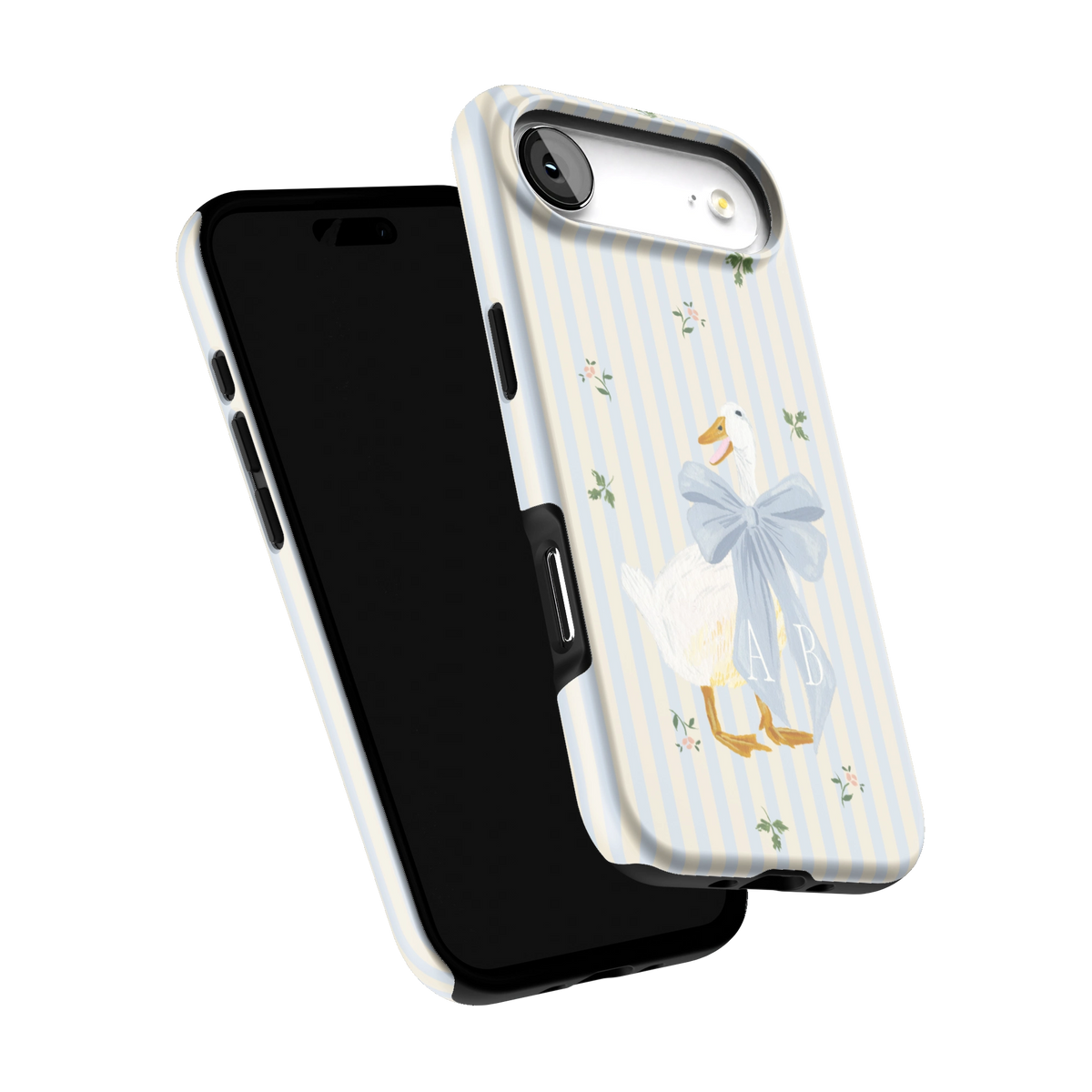 Dainty Duck Personalized iPhone Case