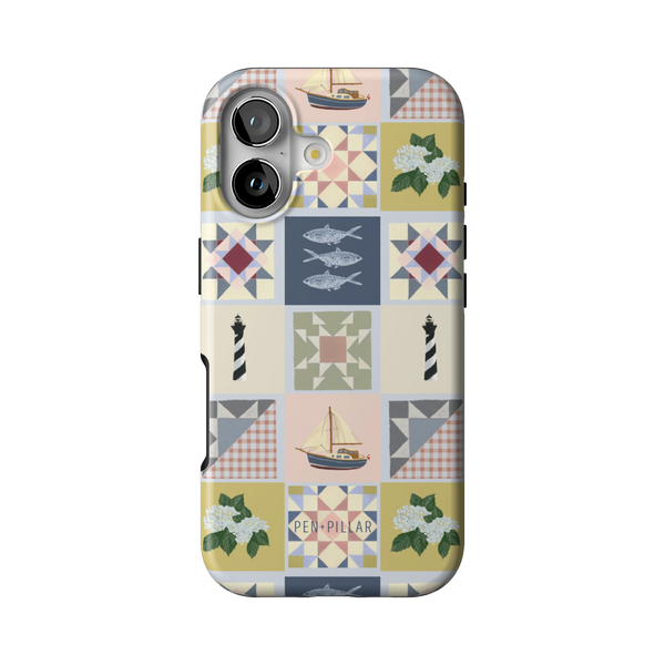 Coastal Quilt iPhone Case