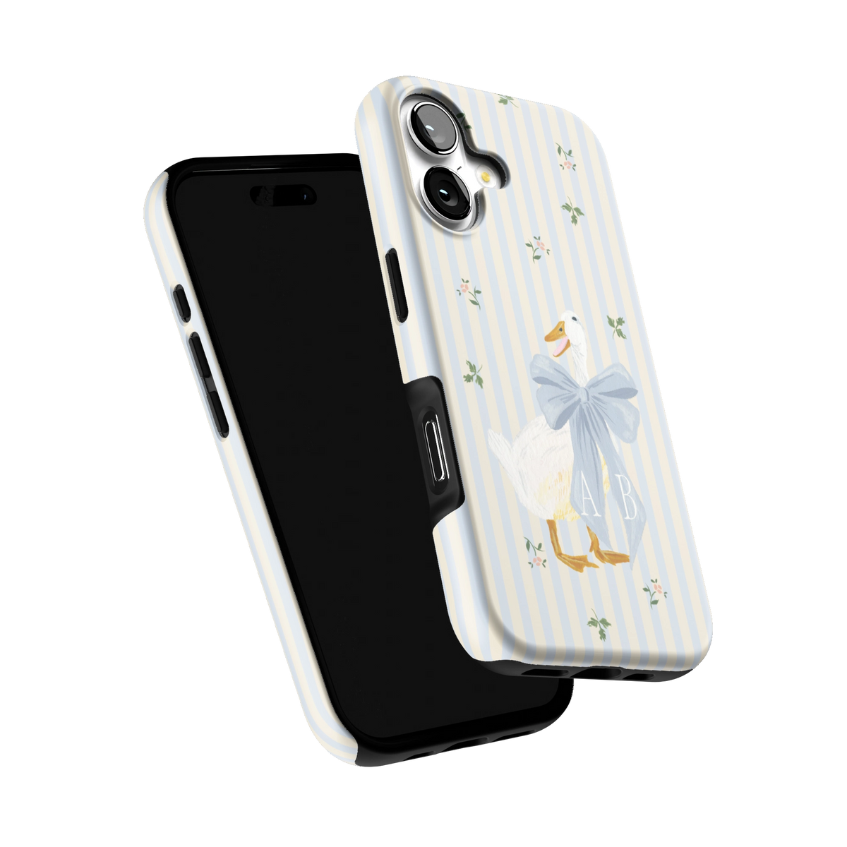 Dainty Duck Personalized iPhone Case
