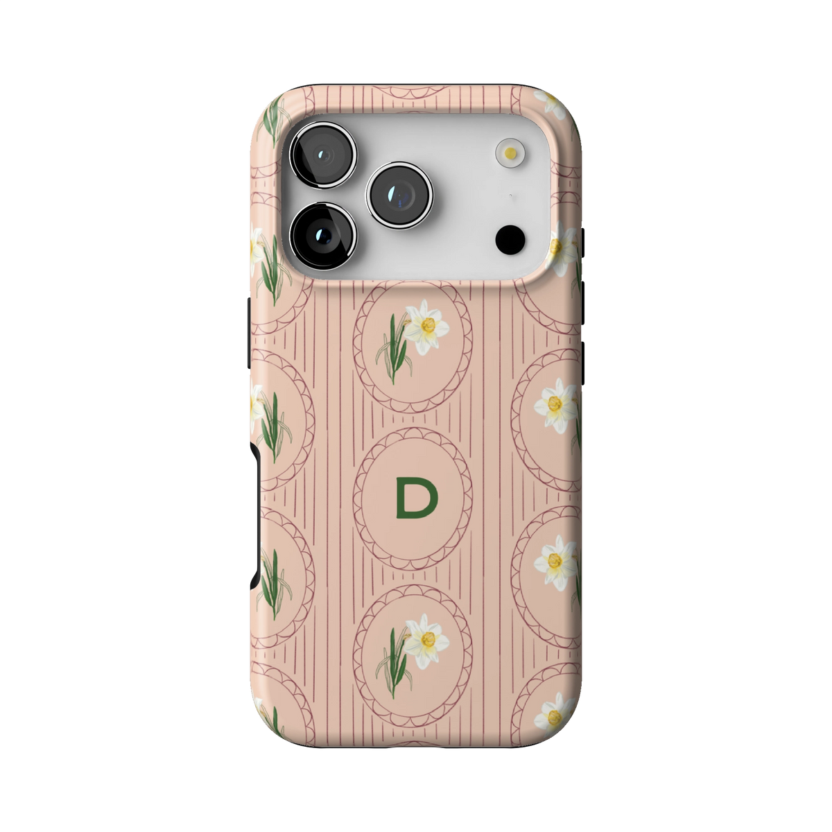 December Birth Month Personalized iPhone Case