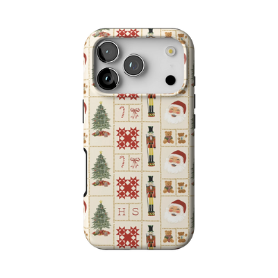 Holiday Sampler Personalized iPhone Case