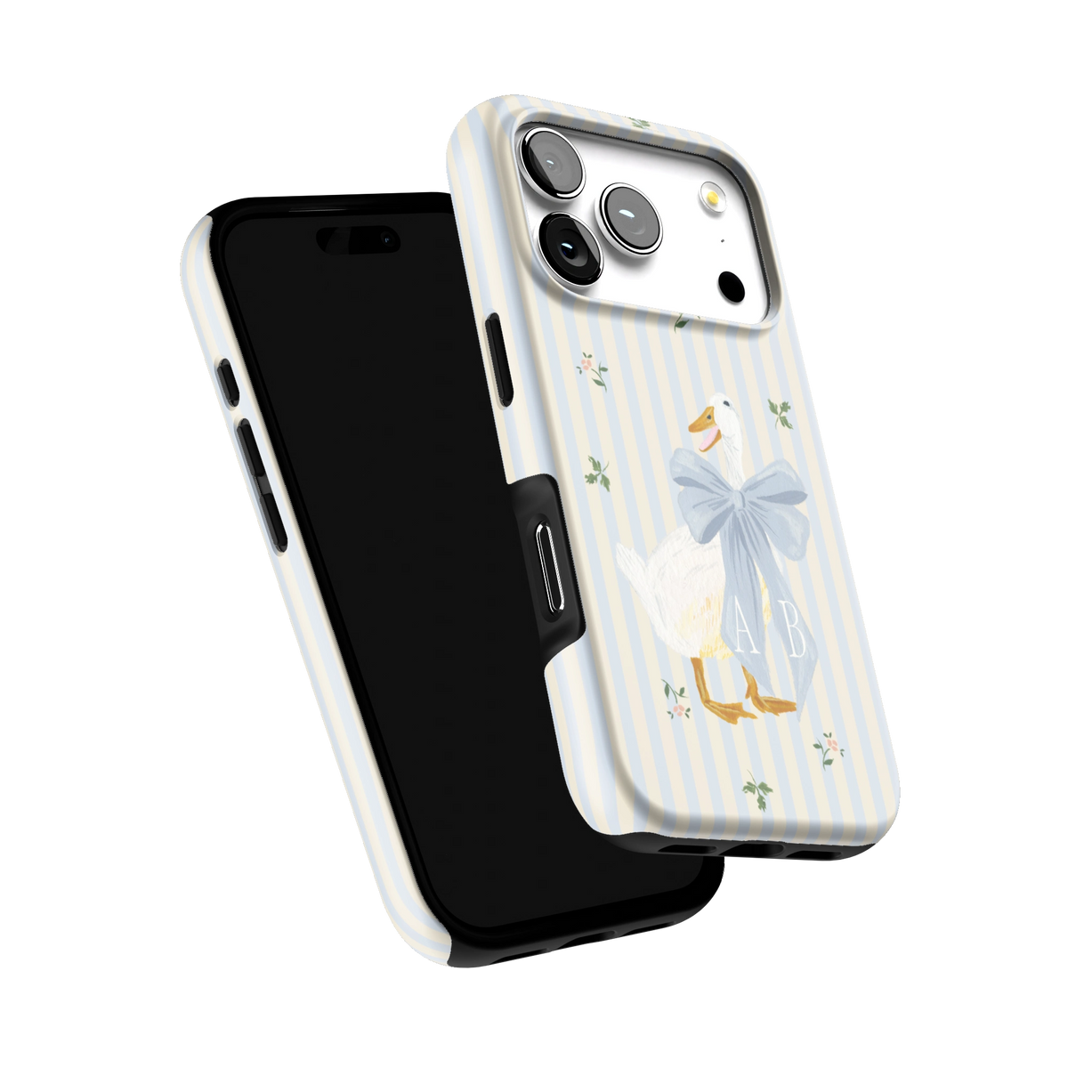 Dainty Duck Personalized iPhone Case