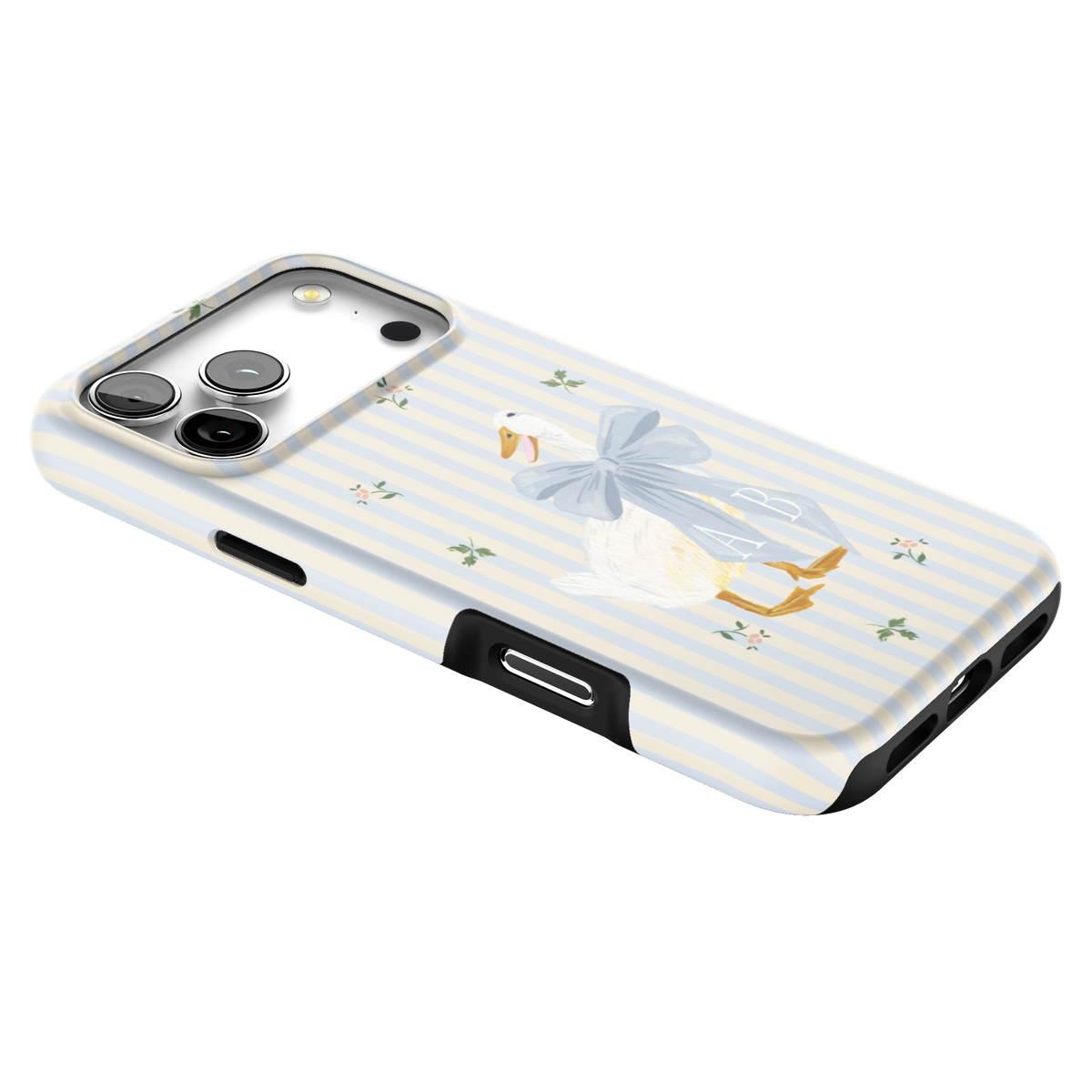 Dainty Duck Personalized iPhone Case