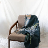 July Birth Month Woven Blanket