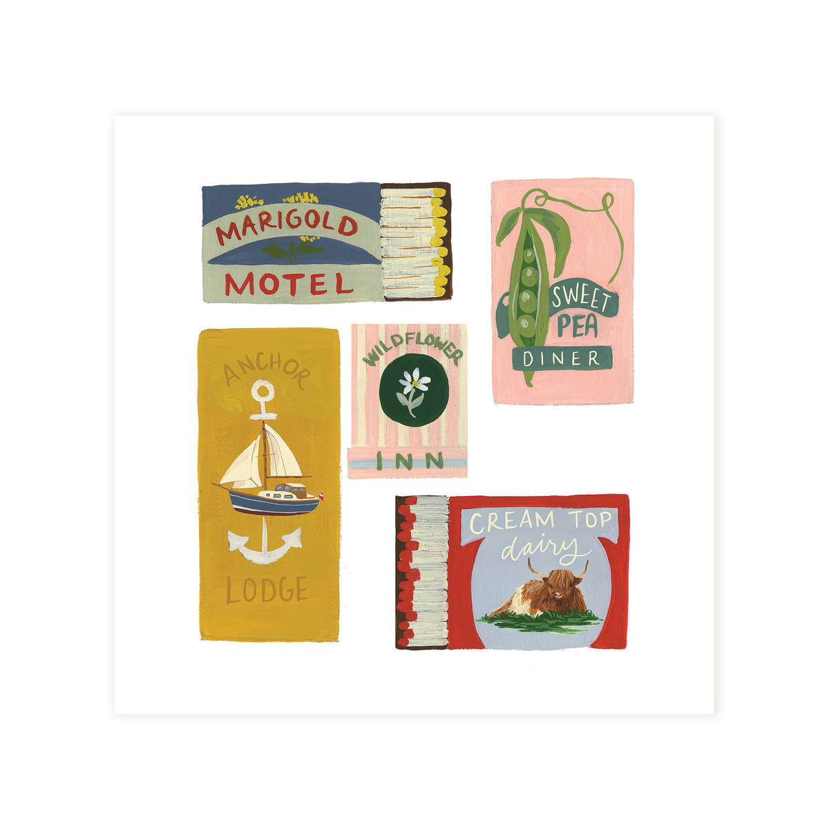 Matchbooks Art Print
