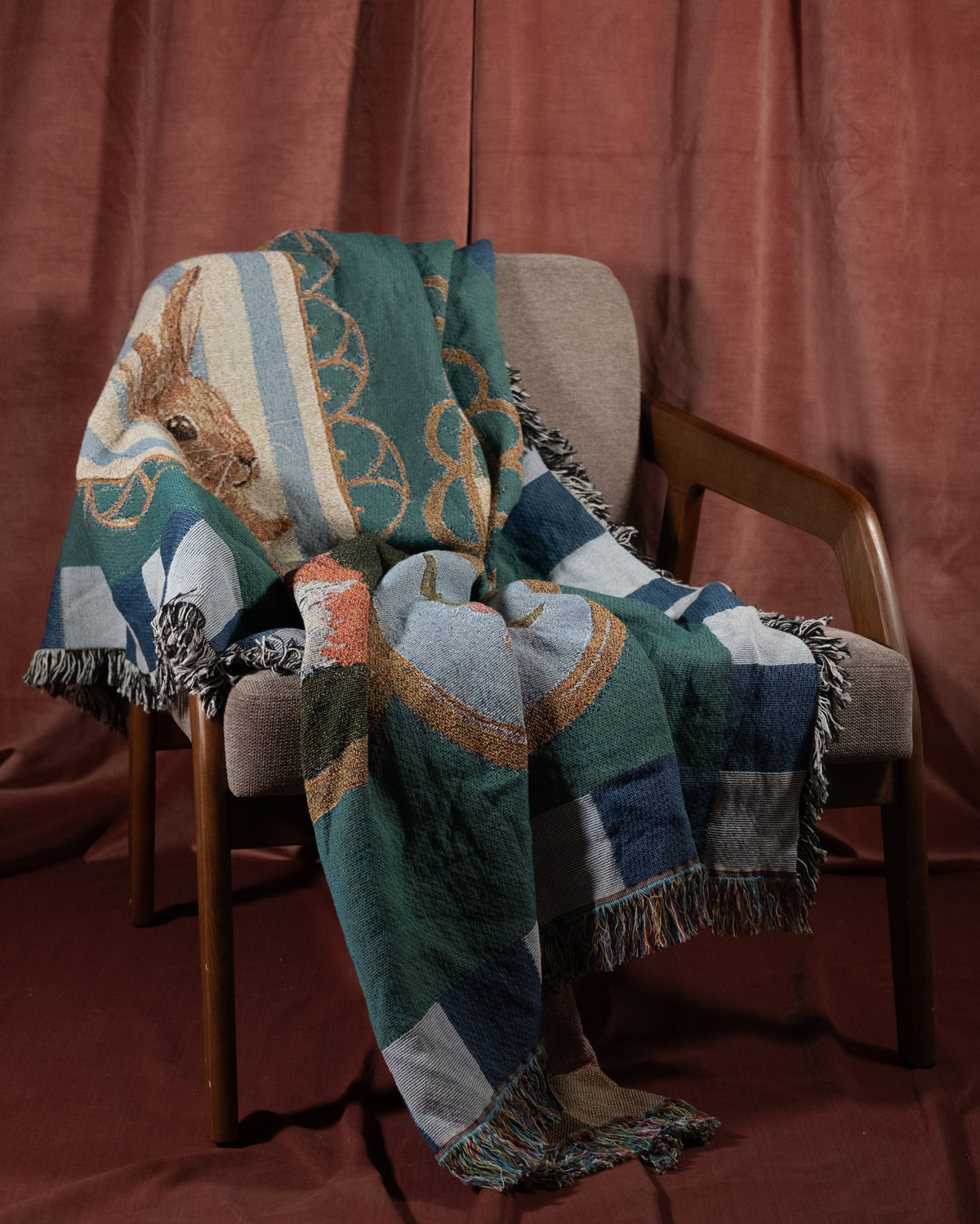 Menagerie Woven Blanket