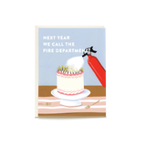 Fire Extinguisher Birthday Card