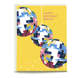 Disco Bestie Birthday Card