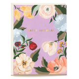 Lilac Garden Birthday Card