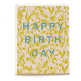 Foliage Birthday Card
