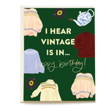 Vintage Birthday Card