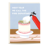 Fire Extinguisher Birthday Card