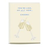 Champagne Birthday Card