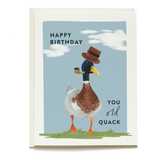 Old Quack Birthday Card