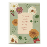 Zinnias Birthday Card