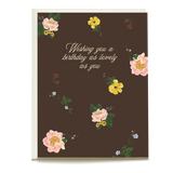 Marigold Birthday Card