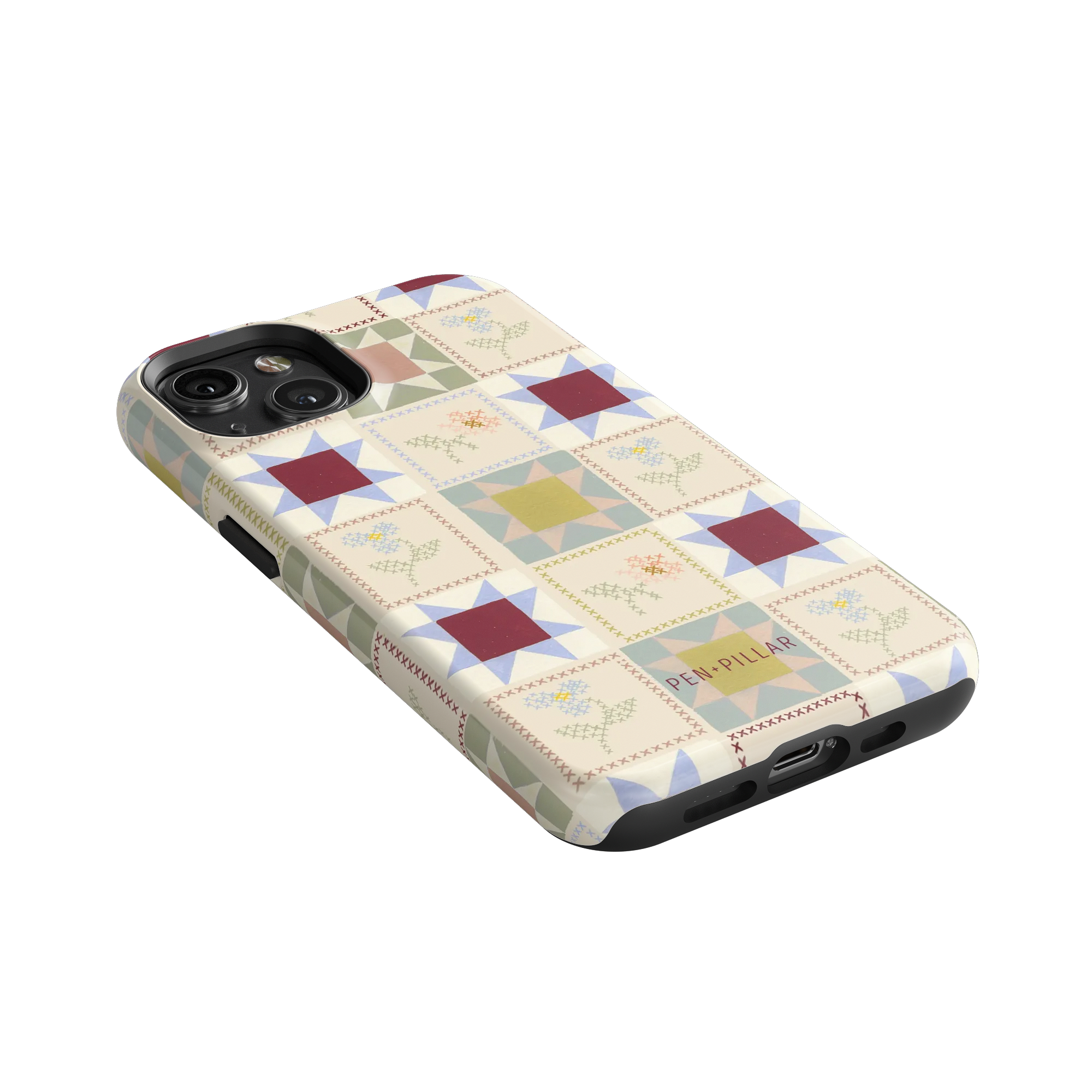 Patchwork iPhone Case