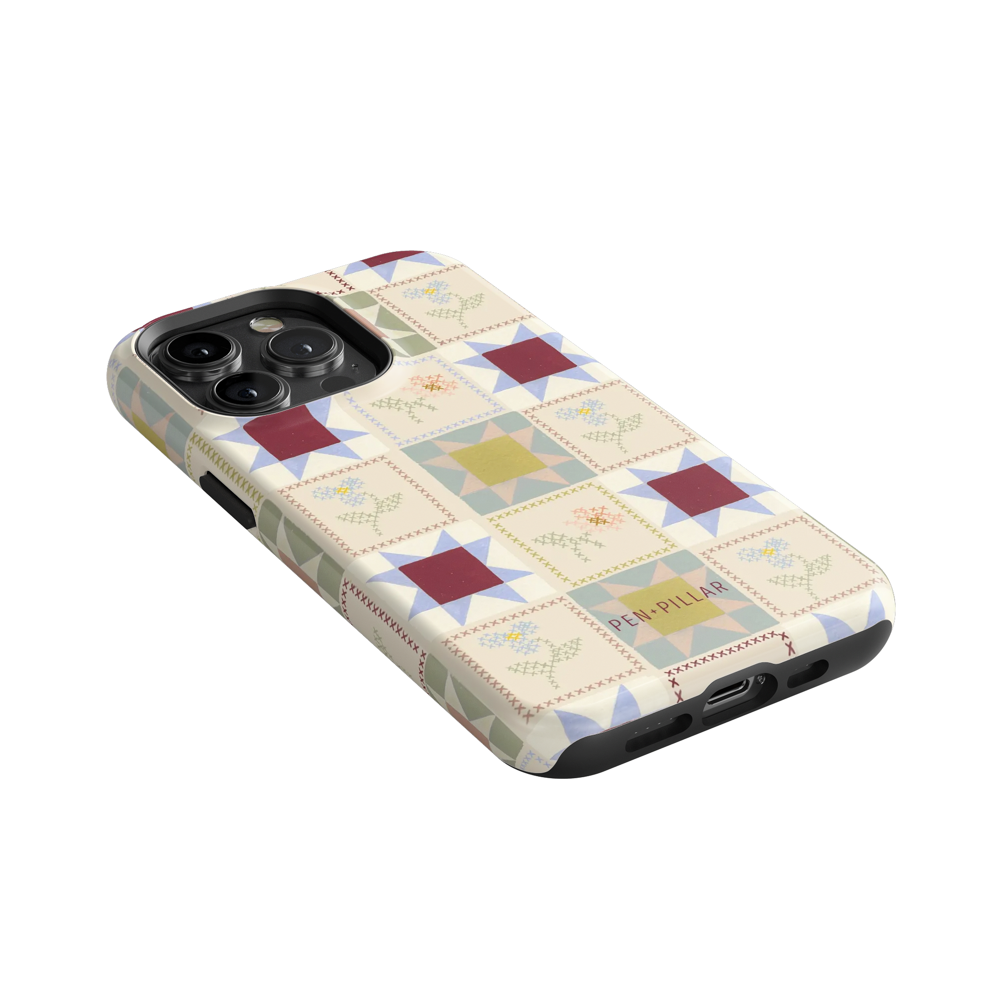 Patchwork iPhone Case