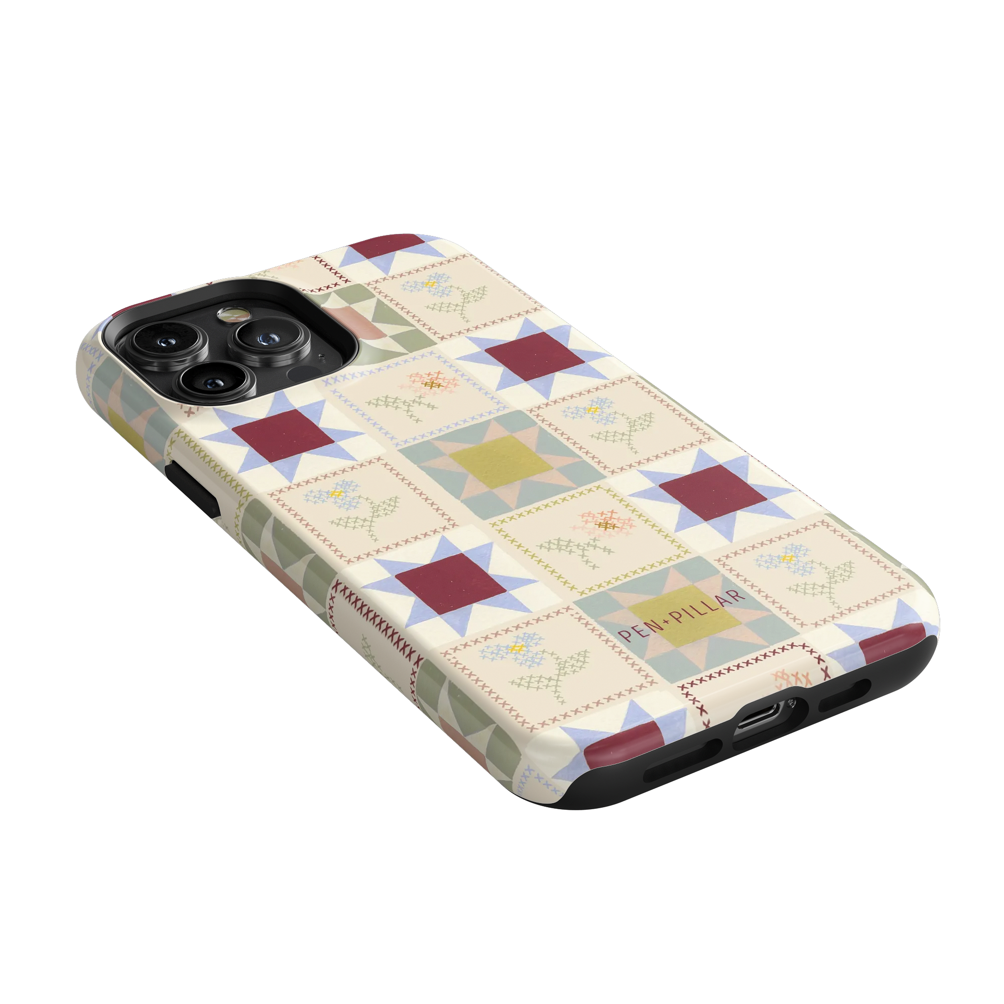 Patchwork iPhone Case