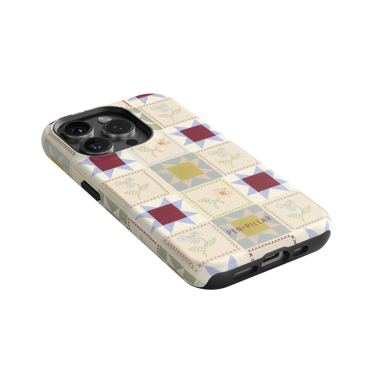 Patchwork iPhone Case