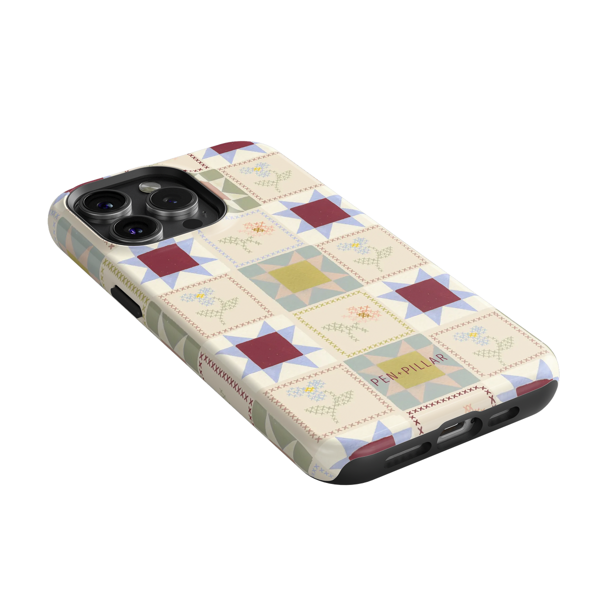 Patchwork iPhone Case