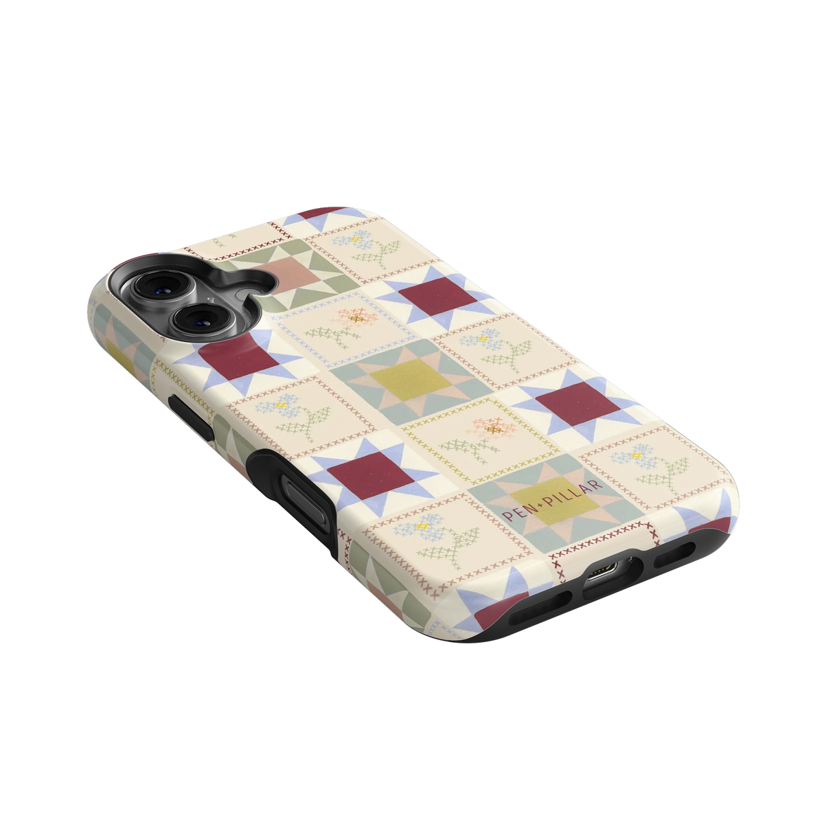 Patchwork iPhone Case