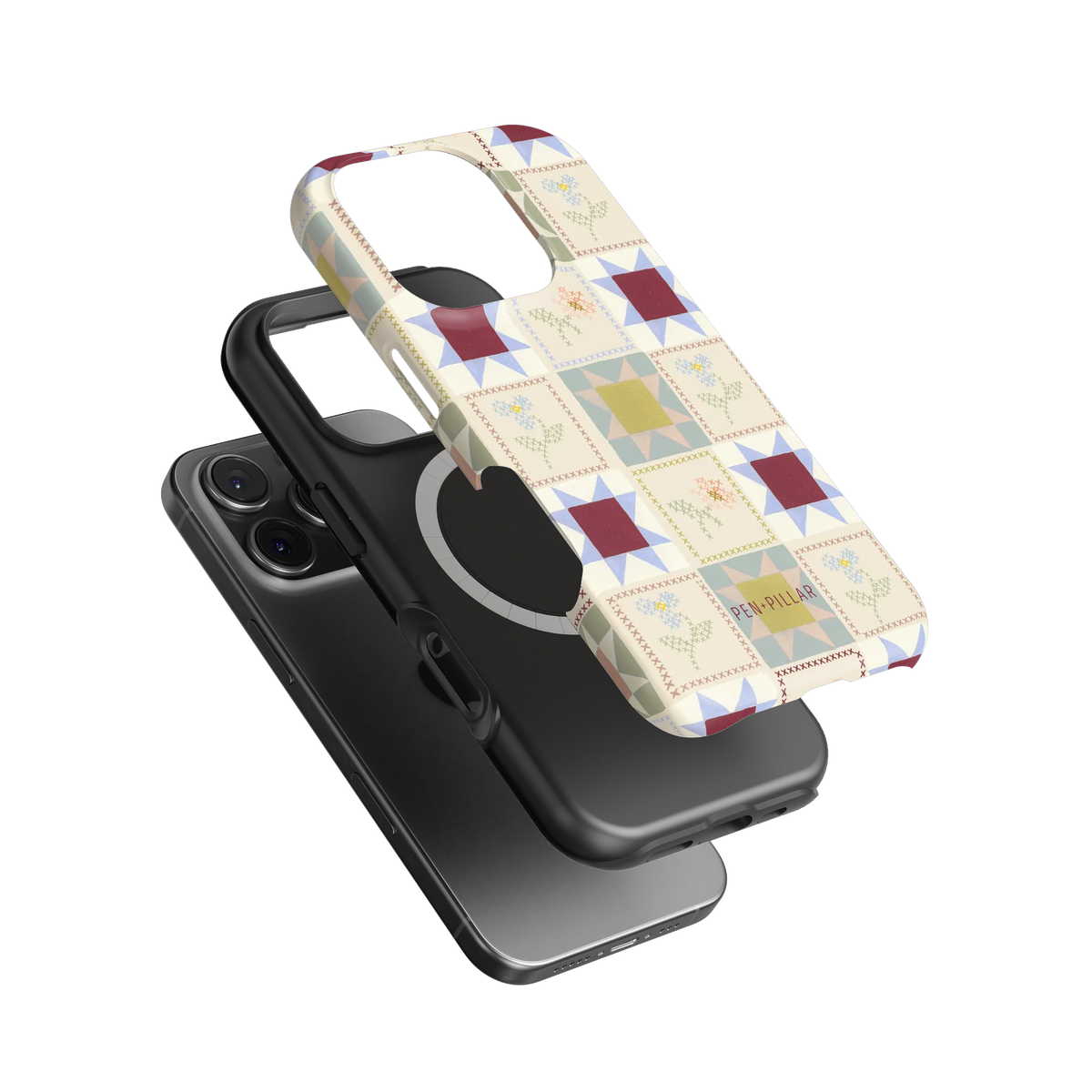 Patchwork iPhone Case