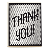 Retro Tile Thank You Card