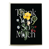 Vintage Botanical Thank You Card