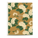 Hydrangea Thank You Card