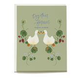 Lovebirds Wedding Card
