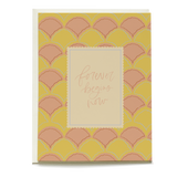 Scallops Wedding Card