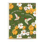 Hummingbird Wedding Card