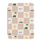 Coastal Kindle case featuring a patchwork design with boats, fish, shells, and floral patterns on a cream background.