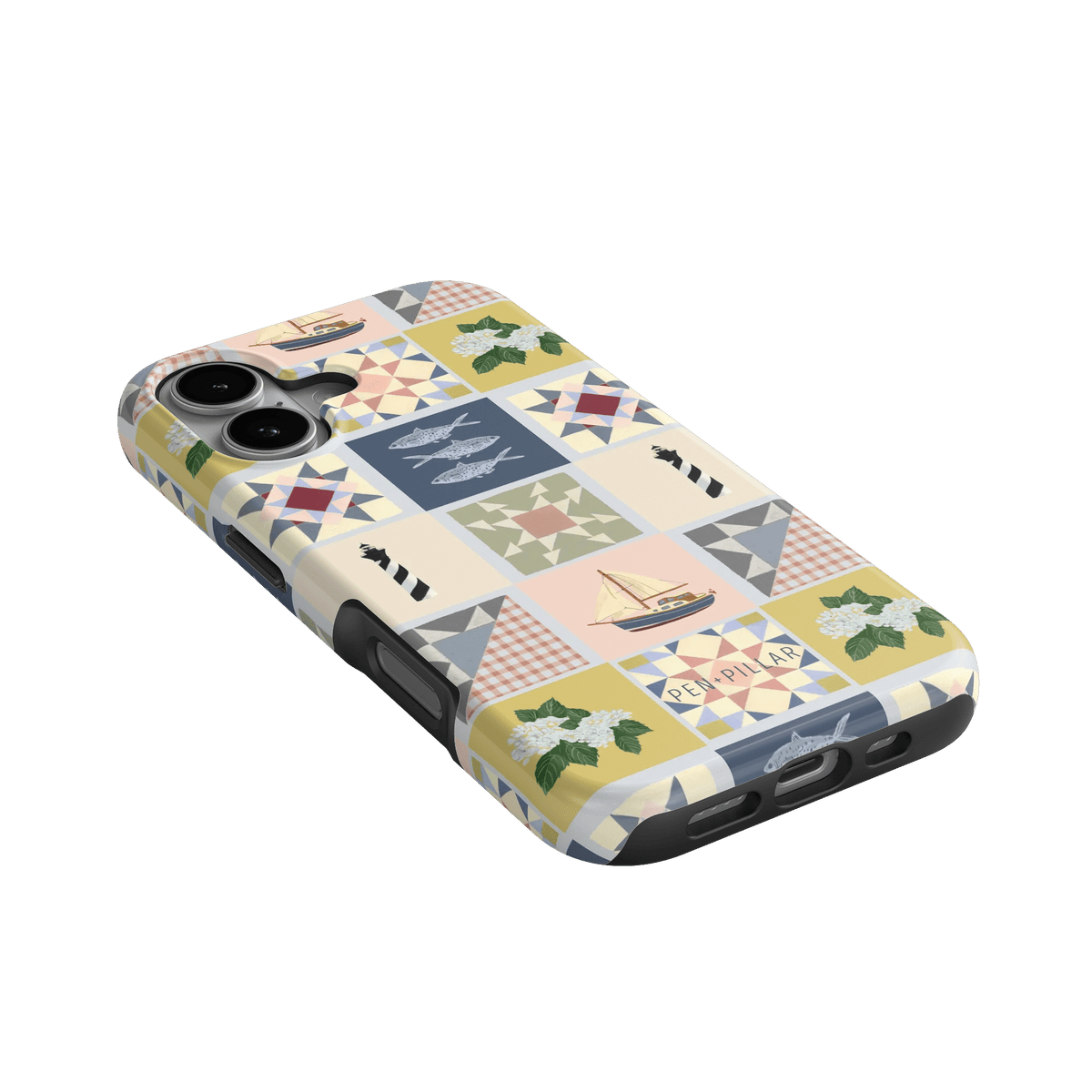 Coastal Quilt iPhone Case