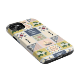 Coastal Quilt iPhone Case