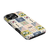 Coastal Quilt iPhone Case