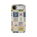 Coastal Quilt Personalized iPhone Case