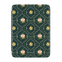 Meadow Kindle case featuring a dark green floral pattern with yellow and pink flowers on a textured background.