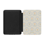 Merrigold Kindle case with floral pattern, open view showing interior and exterior design details.