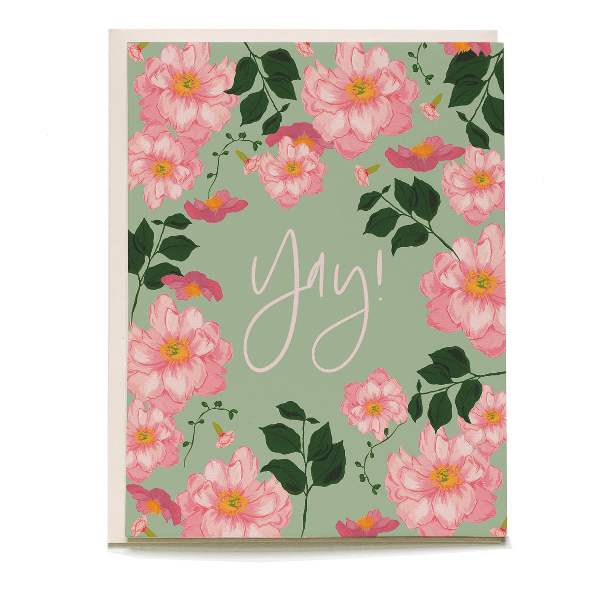 Cecile Congrats Card by Pen+Pillar with a pale pink envelope