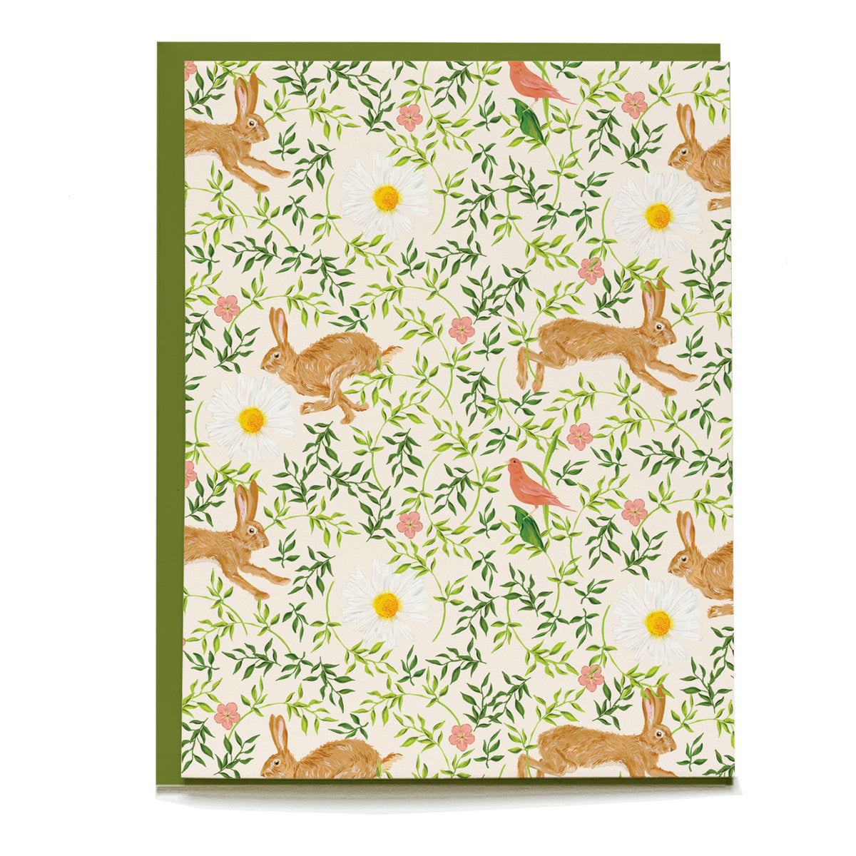 Countryside Blank Card by Pen+Pillar with a green envelope