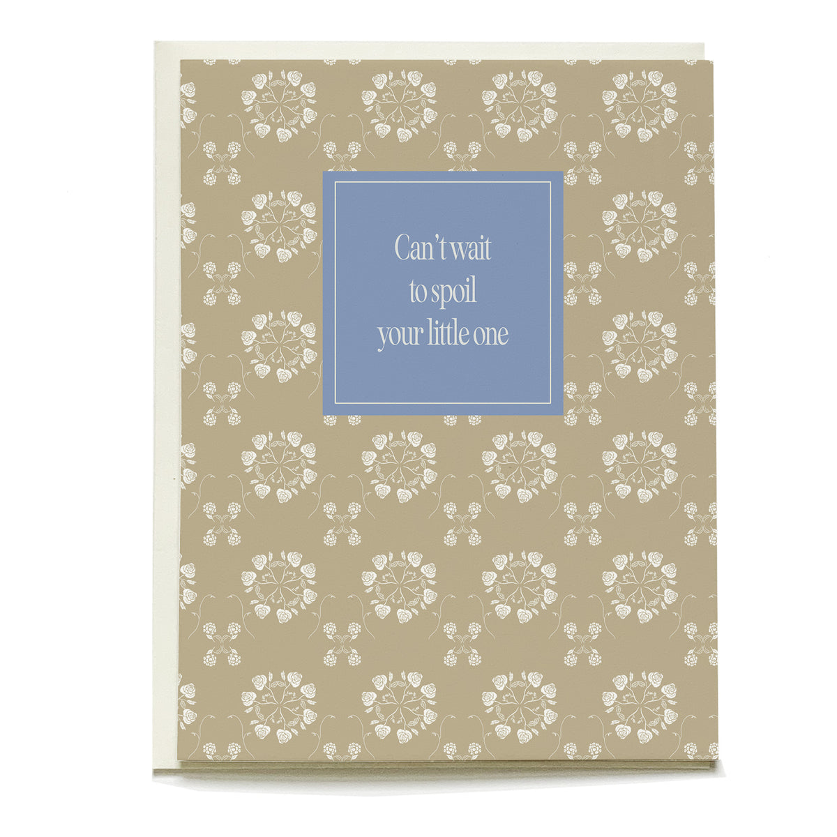Rosa Baby Card by Pen+Pillar with a natural cream envelope